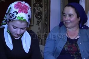 Хеда Гойлабиева дала интервью журналистам в присутствии тети