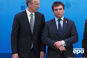 Глава МИД Украины Павел Климкин и генсек НАТО Йенс Столтенберг в Анталье