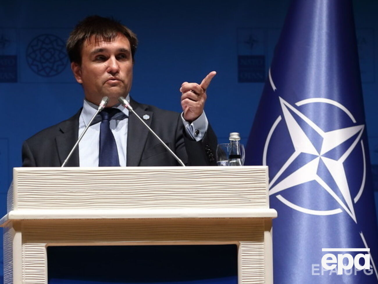 Климкин:&nbsp;На сегодняшней встрече Украина&nbsp;&ndash; НАТО я предложил создать фонд для борьбы с российской пропагандой