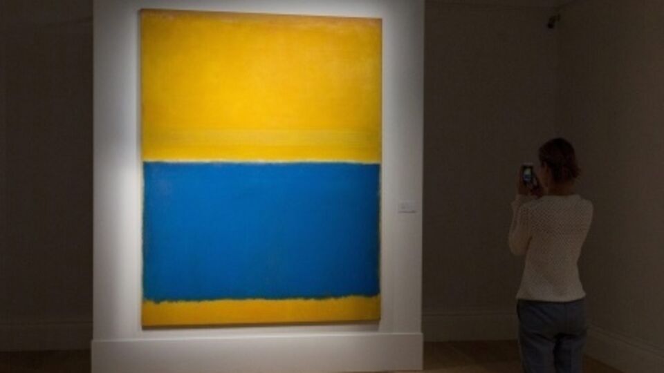 Марк Ротко "Без названия (желтый и синий)"