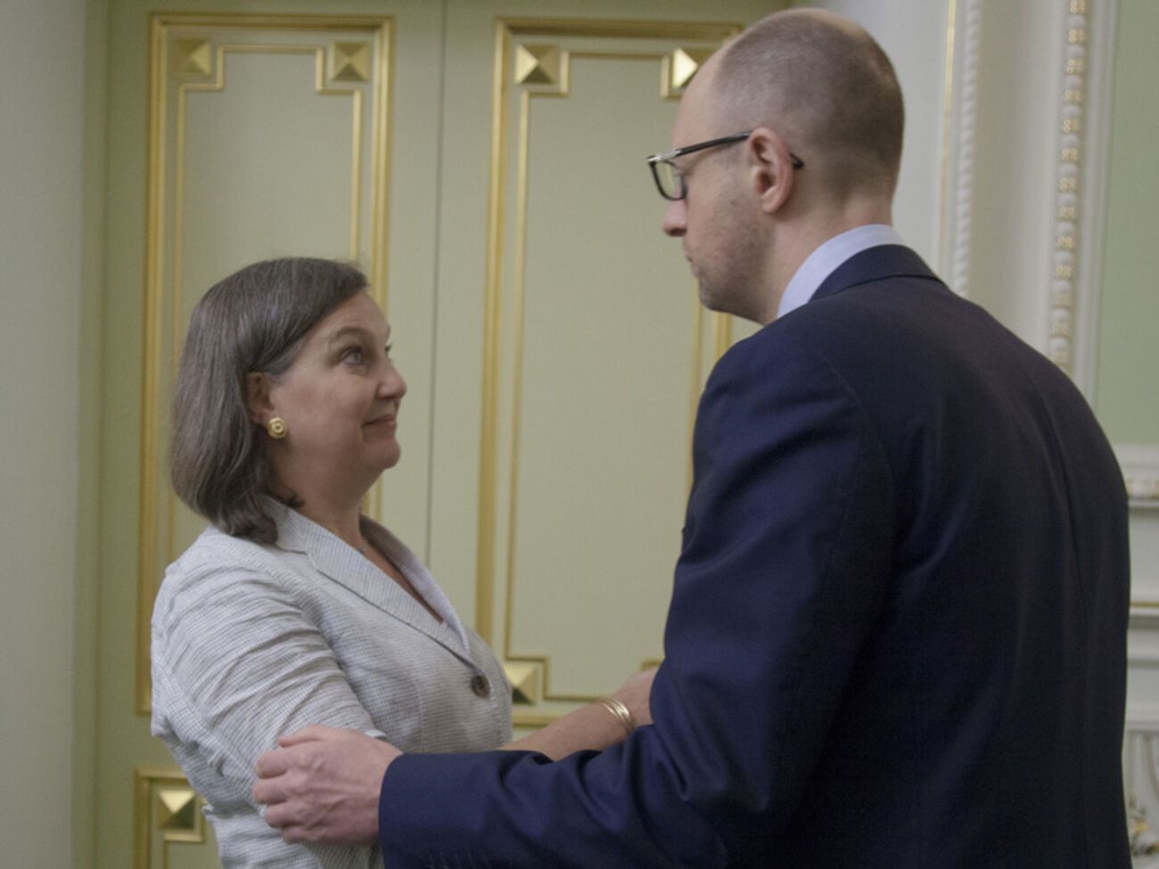 Яценюк и Нуланд провели встречу в Киеве