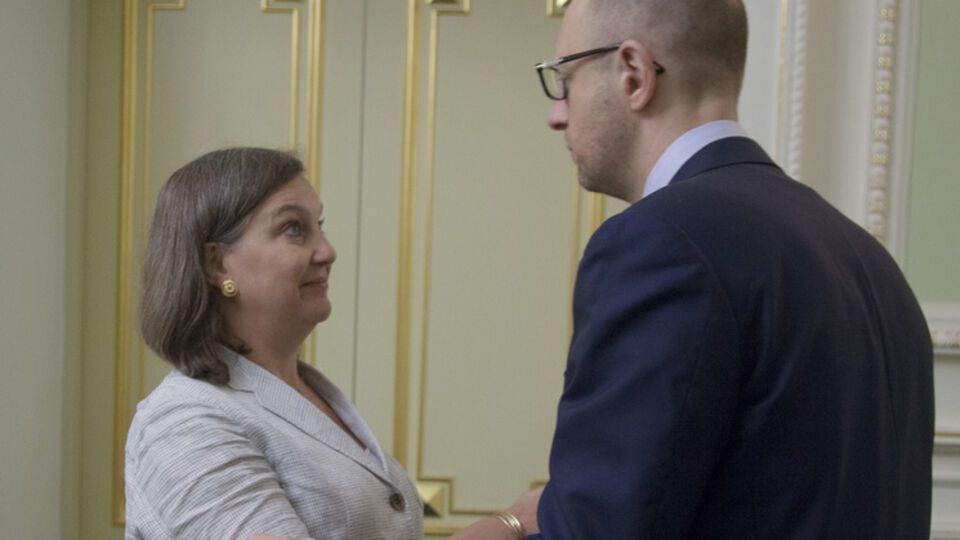 Яценюк и Нуланд провели встречу в Киеве