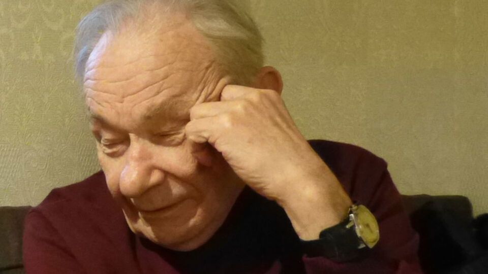 Юрий Шухевич во время интервью изданию "ГОРДОН" во Львове. Апрель 2015 года