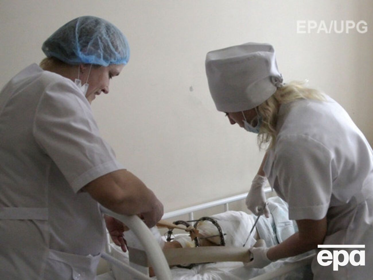 Женщина получила травму ноги