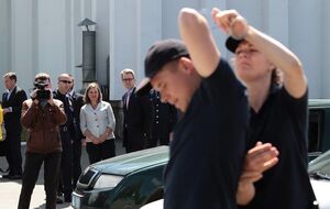 Занятия новой патрульной полиции посетили заместитель госсекретаря США и посол Пайетт