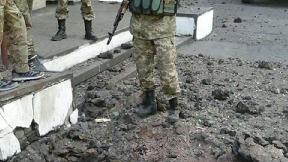 Последствия обстрела шахты "Южная"