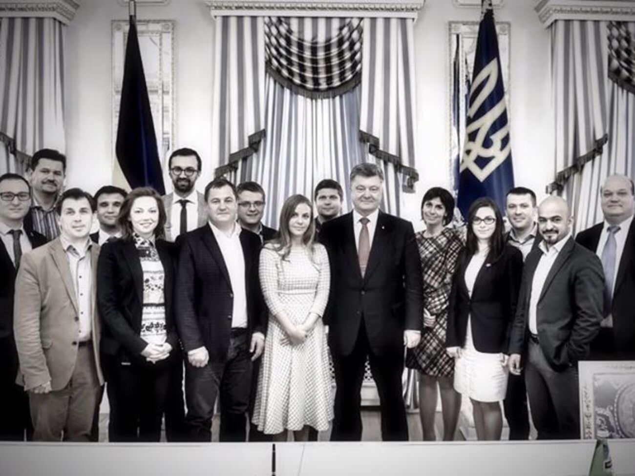 Встреча президента Украины Петра Порошенко с еврооптимистами