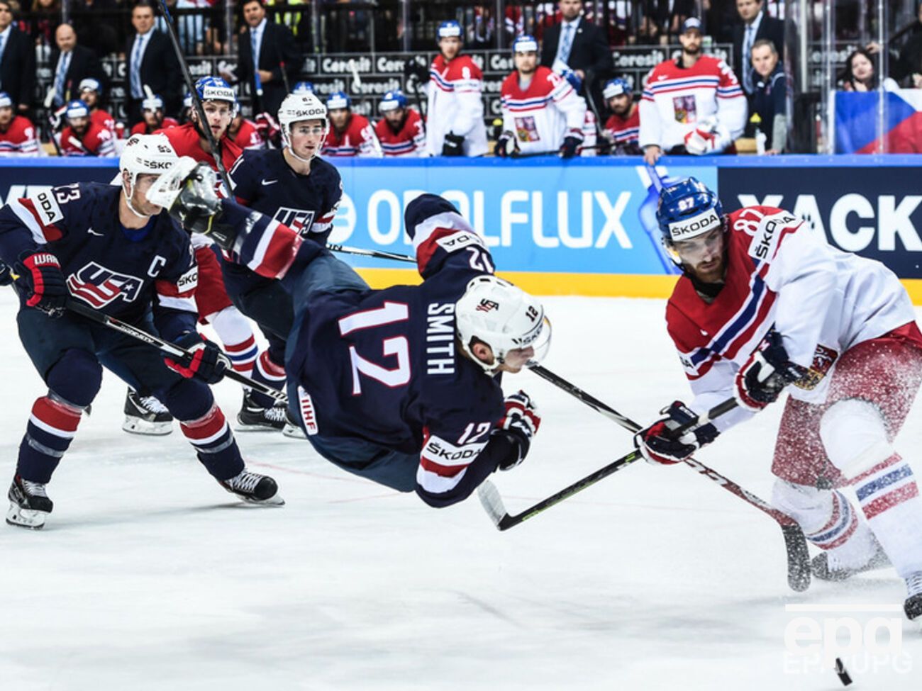 Сборная США завоевала бронзу ЧМ по хоккею. Фоторепортаж