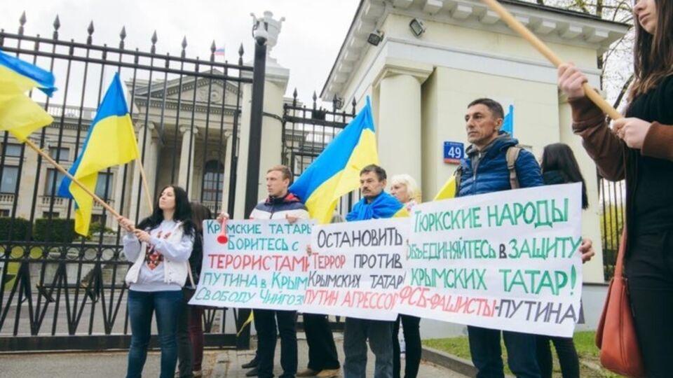 В Польше прошел марш солидарности с Украиной