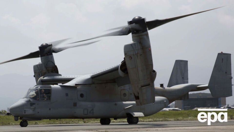 Самолет MV-22 Osprey сочетают в себе конструктивные особенности самолета и вертолета
