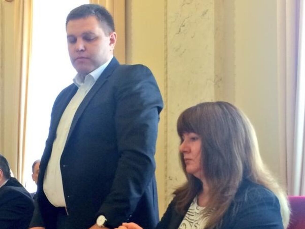 Кандидаты в члены Высшего совета юстиции Алексей Маловацкий и Ирина Мамонтова