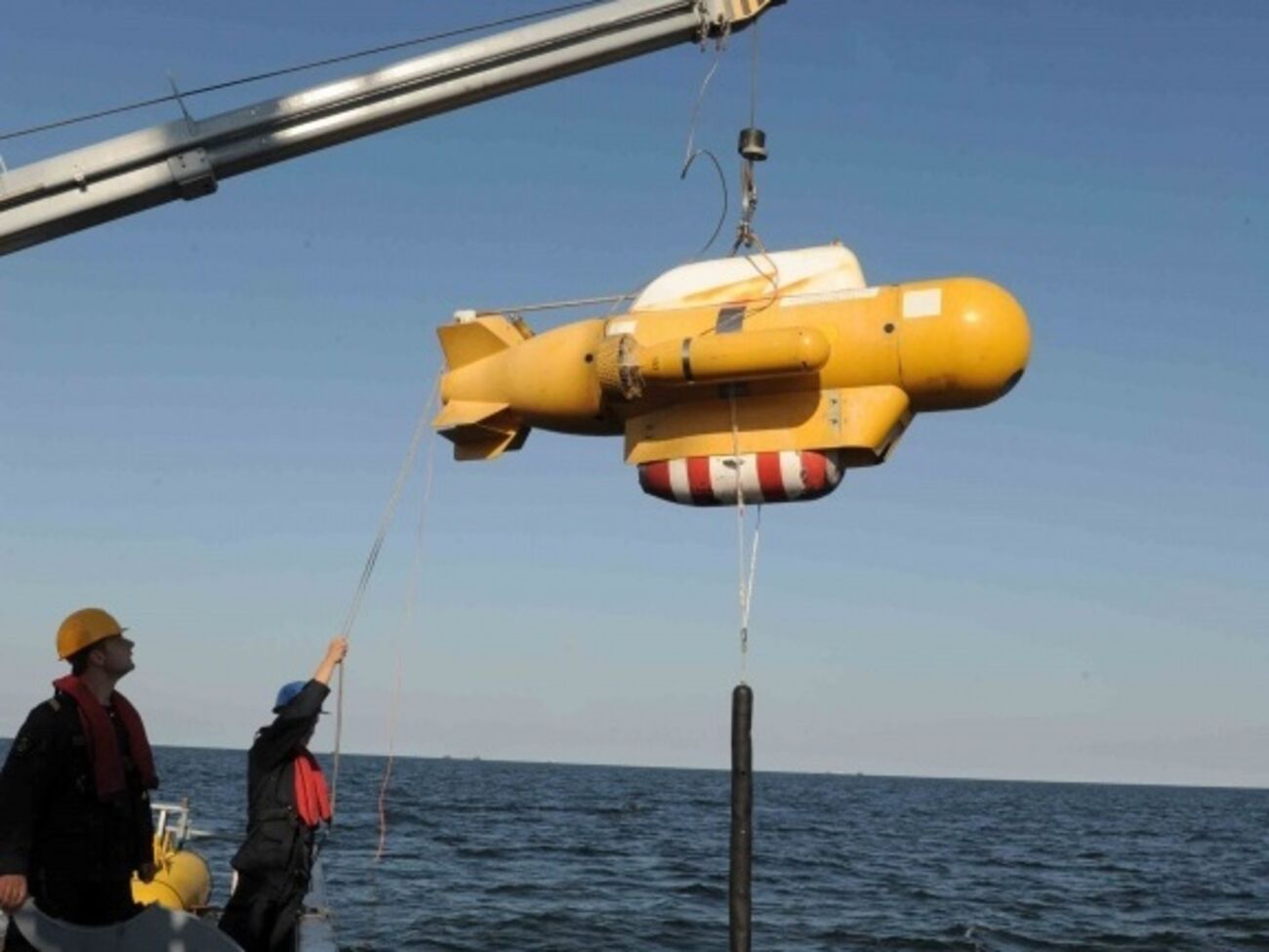 Самолет идентифицировали с помощью подводного робота