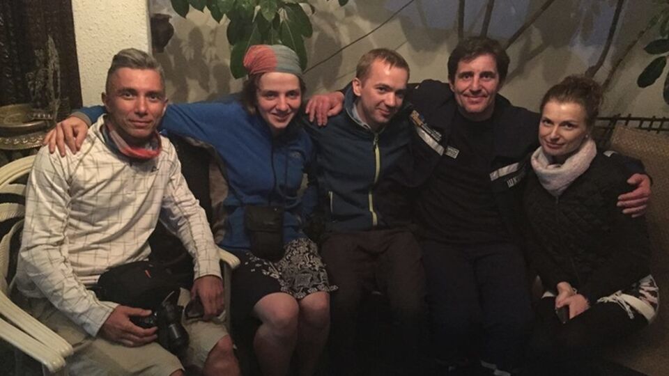 Шкиряк встретился с украинцами в Непале