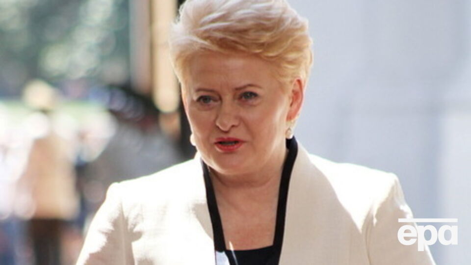 Нужно вырабатывать иммунитет против российской пропаганды, считает Грибаускайте