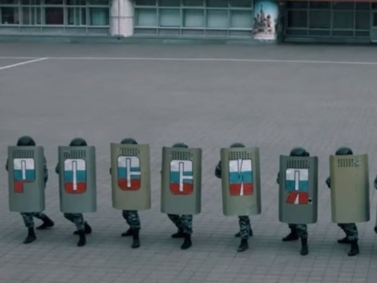 Московский ОМОН и "Офицеры России" сняли ролик в поддержку певицы Гагариной на "Евровидении-2015". Видео