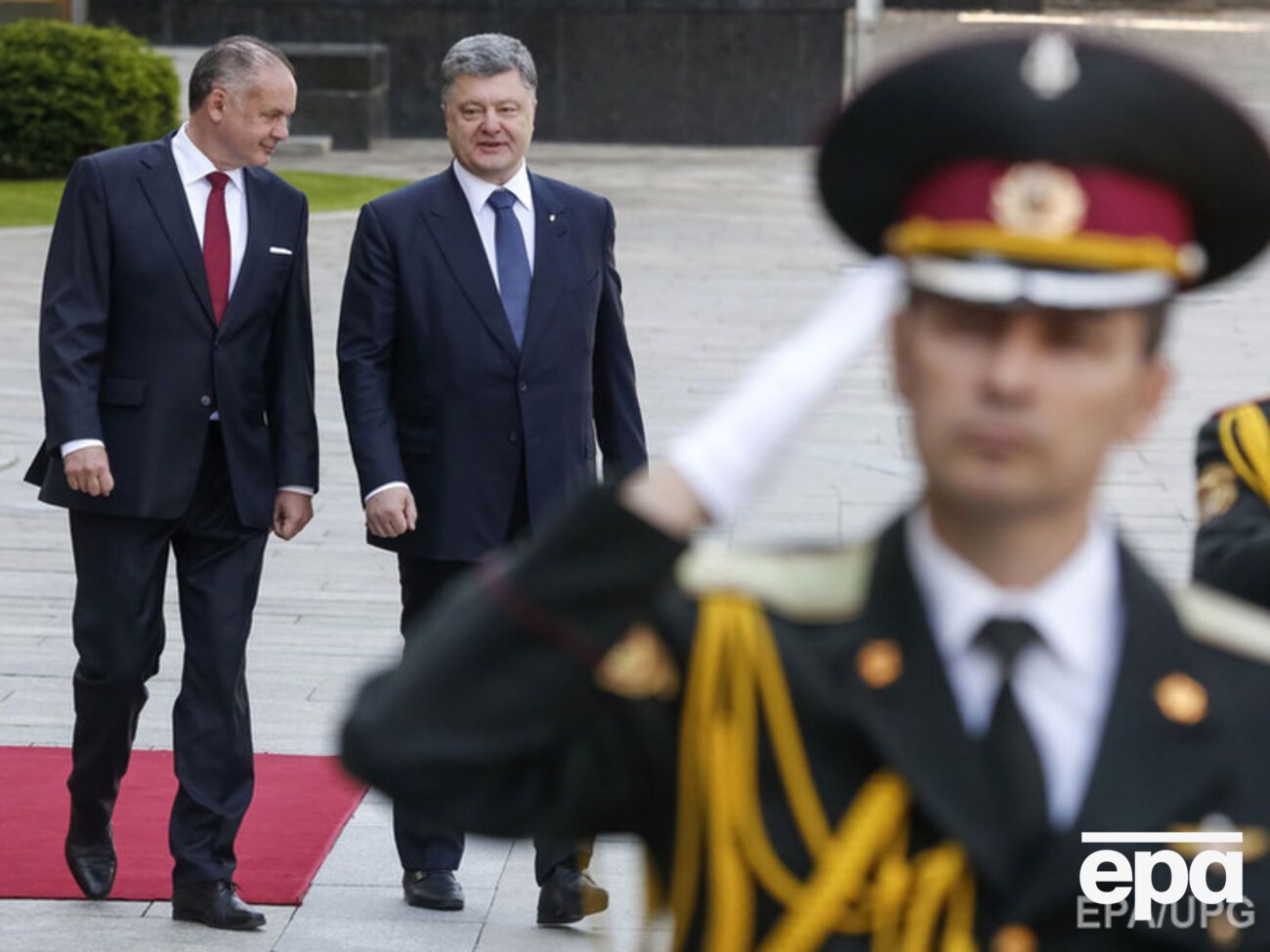 Президент Украины Петр Порошенко и президент&nbsp;Словакии&nbsp;Андрей Киска