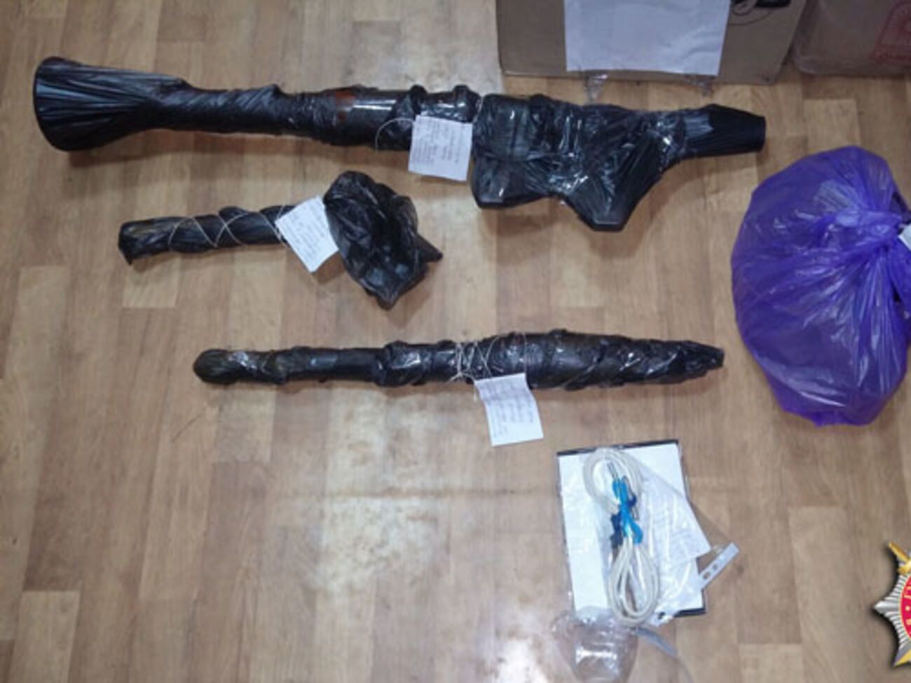 Найденное в схроне оружие