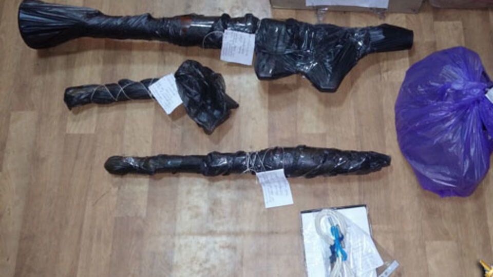 Найденное в схроне оружие