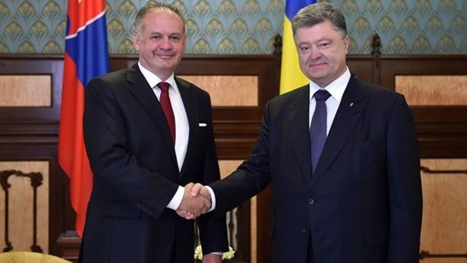 Киска встретился с Порошенко