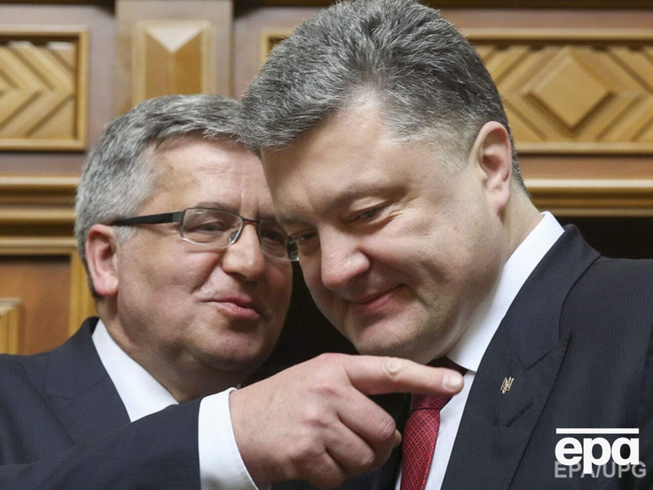 Бронислав Коморовский и Петр Порошенко
