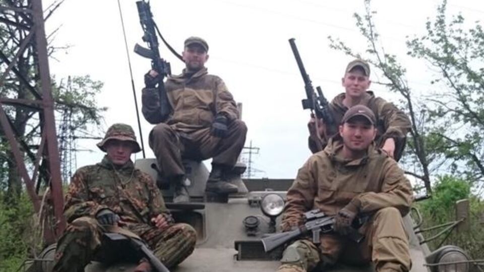 Российские военные на Донбассе