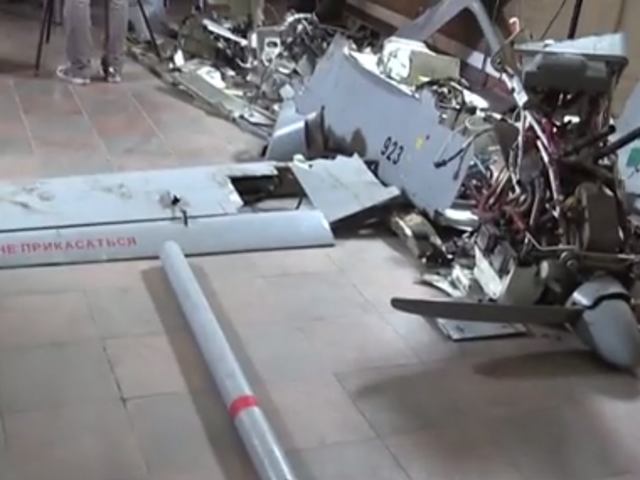 Замруководителя АТО Галушко: Сбитый беспилотник нес на борту станцию оптической разведки, станцию-тепловизор и радиолокационную станцию