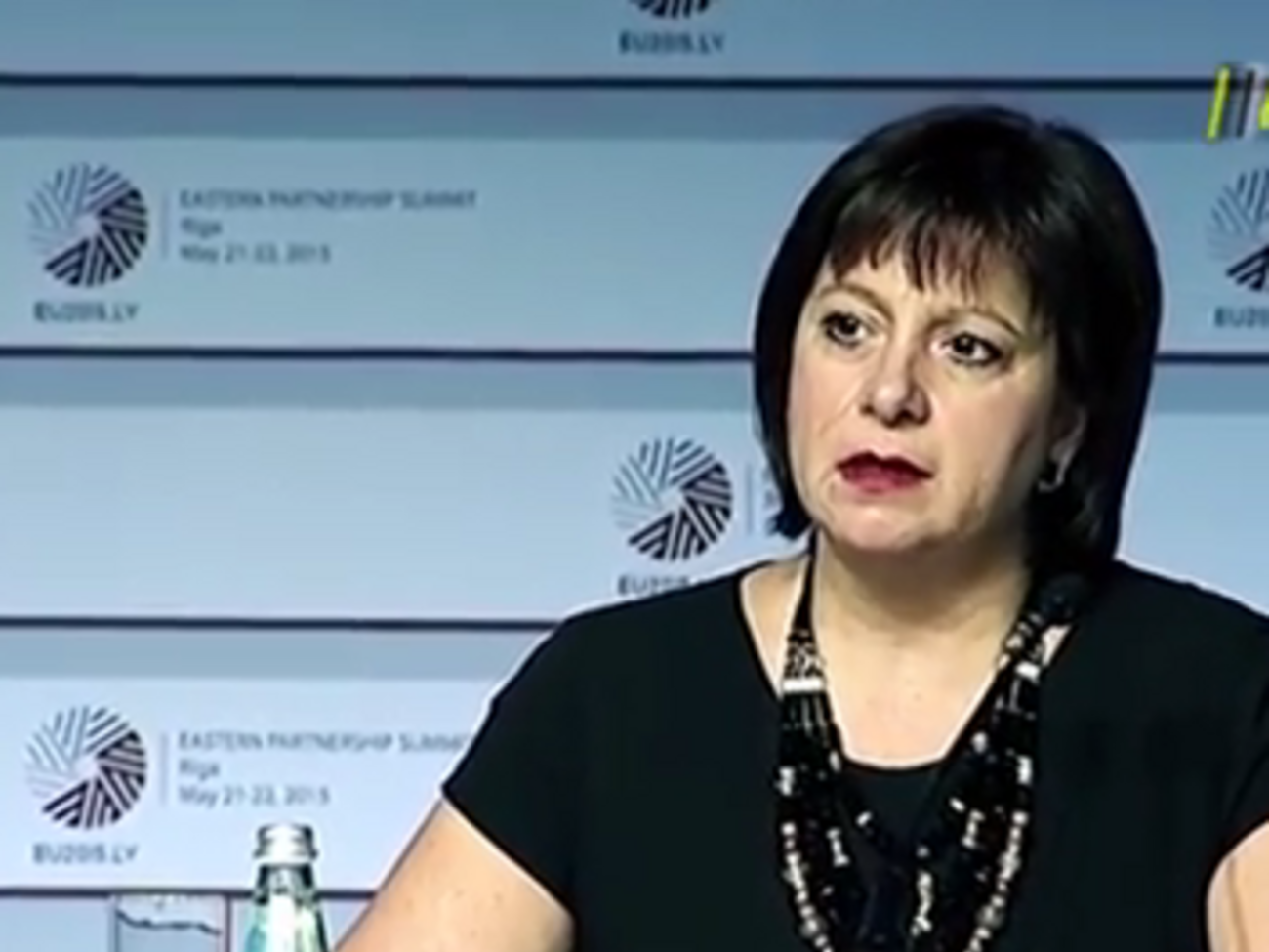 Яресько в Риге на саммите "Восточного партнерства" отказалась выступать на русском языке. Видео