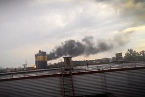 На западе Москвы горела автозаправка