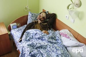 Евгений Ерофеев в палате госпиталя в Киеве