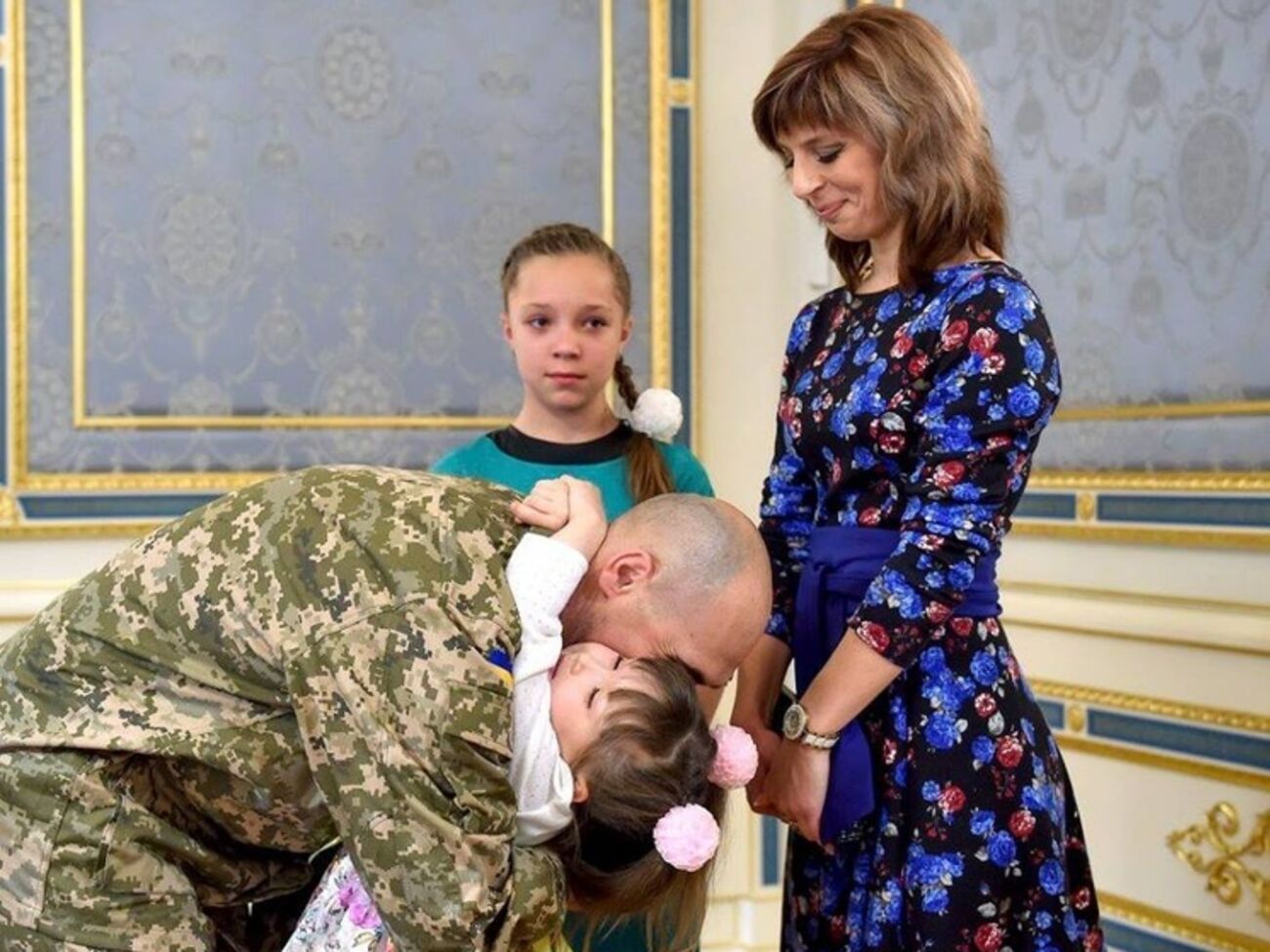 Олег Кузьминых и его семья