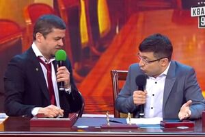 "Вечерний квартал" спародировал Порошенко и Коломойского