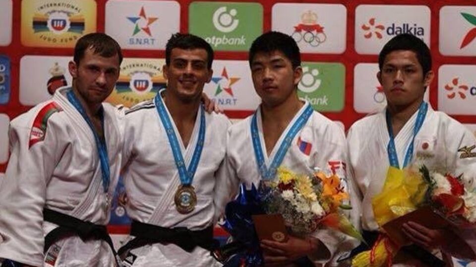 Украинский дзюдоист Георгий Зантарая (на фото второй слева)