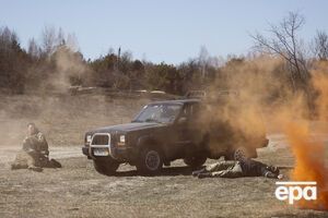 Боевики расстреляли медицинский автомобиль