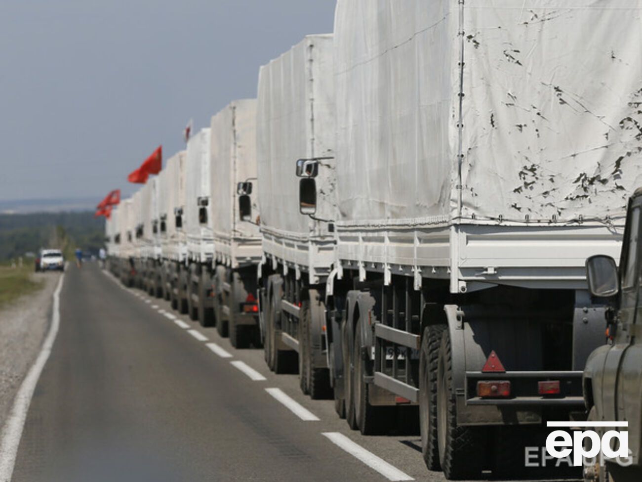 "Гумконвой" направляется к украинской границе