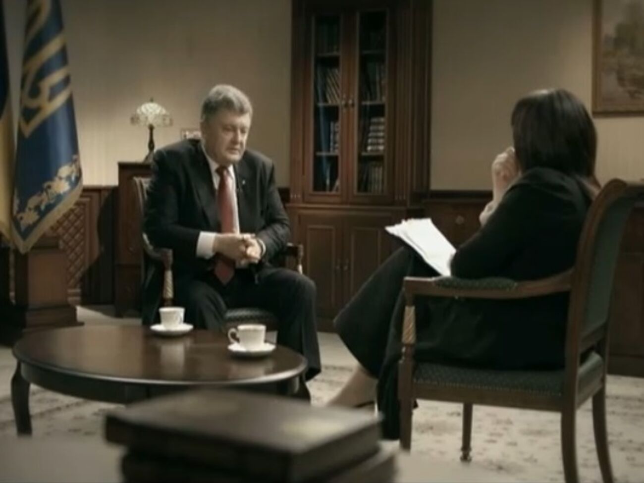 Петр Порошенко дал интервью по случаю года своего президентства