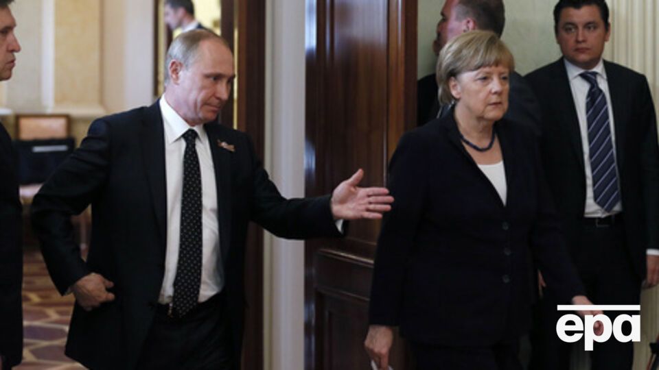 Ангела Меркель в ходе визита в Москву 10 мая