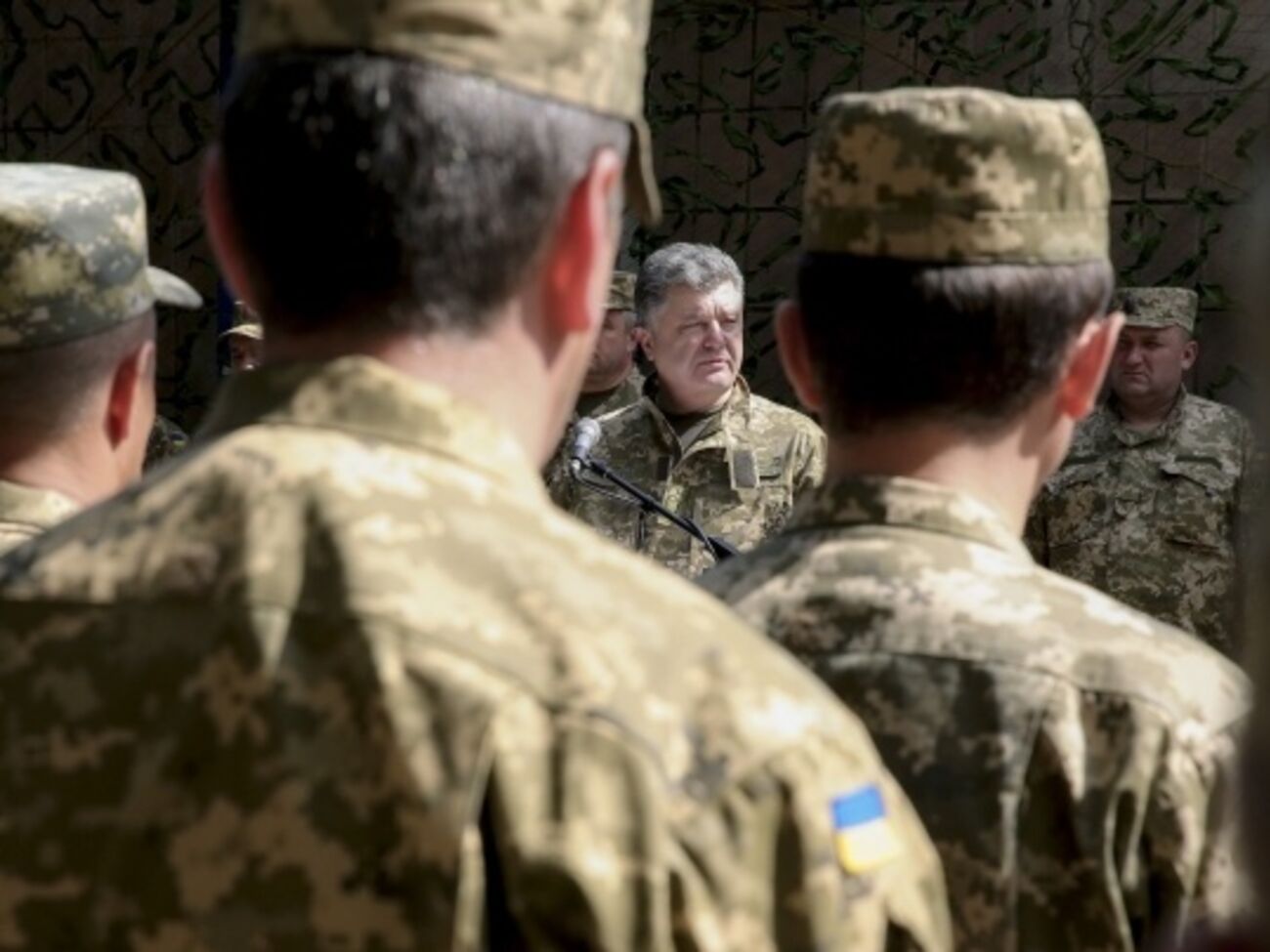 Порошенко посетил Донецкую область. Фоторепортаж