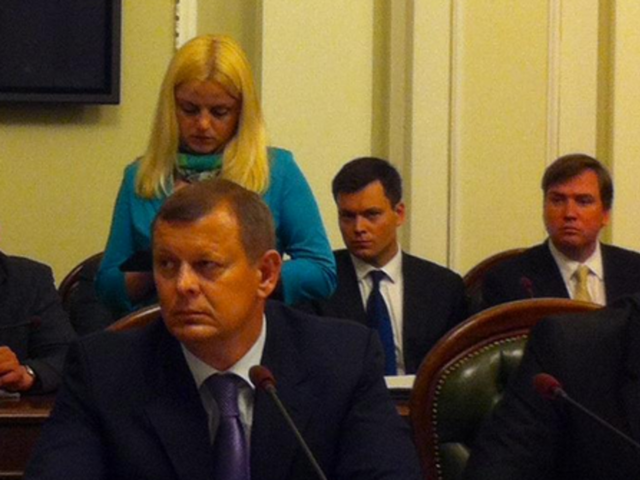 Сергей Клюев на заседании регламентного комитета