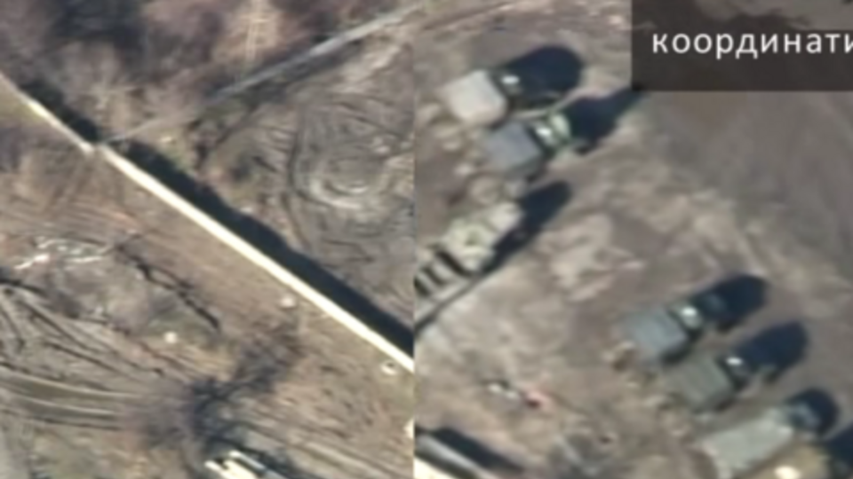 Полк "Днепр-1" обнаружил скопление военной техники в Донецке. Видео
