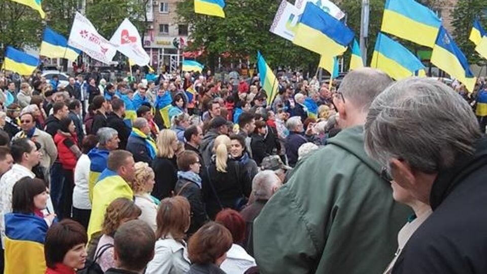 В Мариуполе протестуют против демилитаризации Широкино