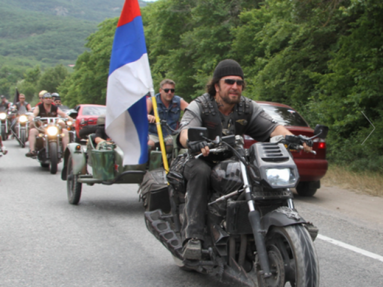 Лидер российского мотоклуба "Ночные волки" Александр Залдостанов