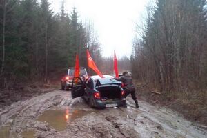 Российские дороги заставили 4/5 участников пробега повернуть назад