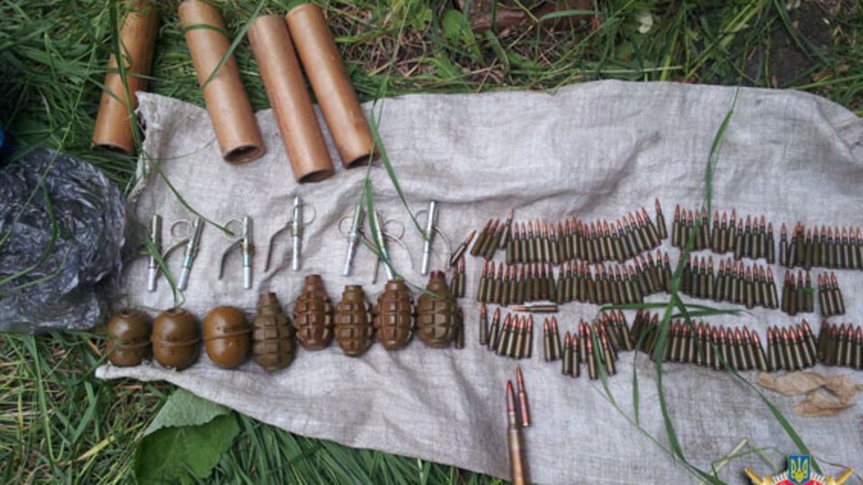 Милиционеры нашли боеприпасы