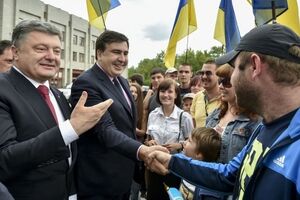 Саакашвили на встрече с одесситами