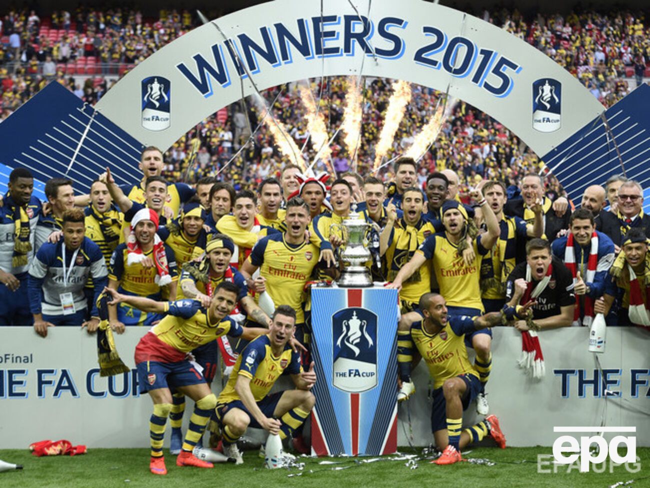 Лондонский "Арсенал" выиграл Кубок Англии по футболу. Фоторепортаж