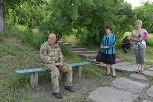 Москаль пообщался с местными жителями