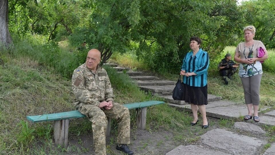 Москаль пообщался с местными жителями