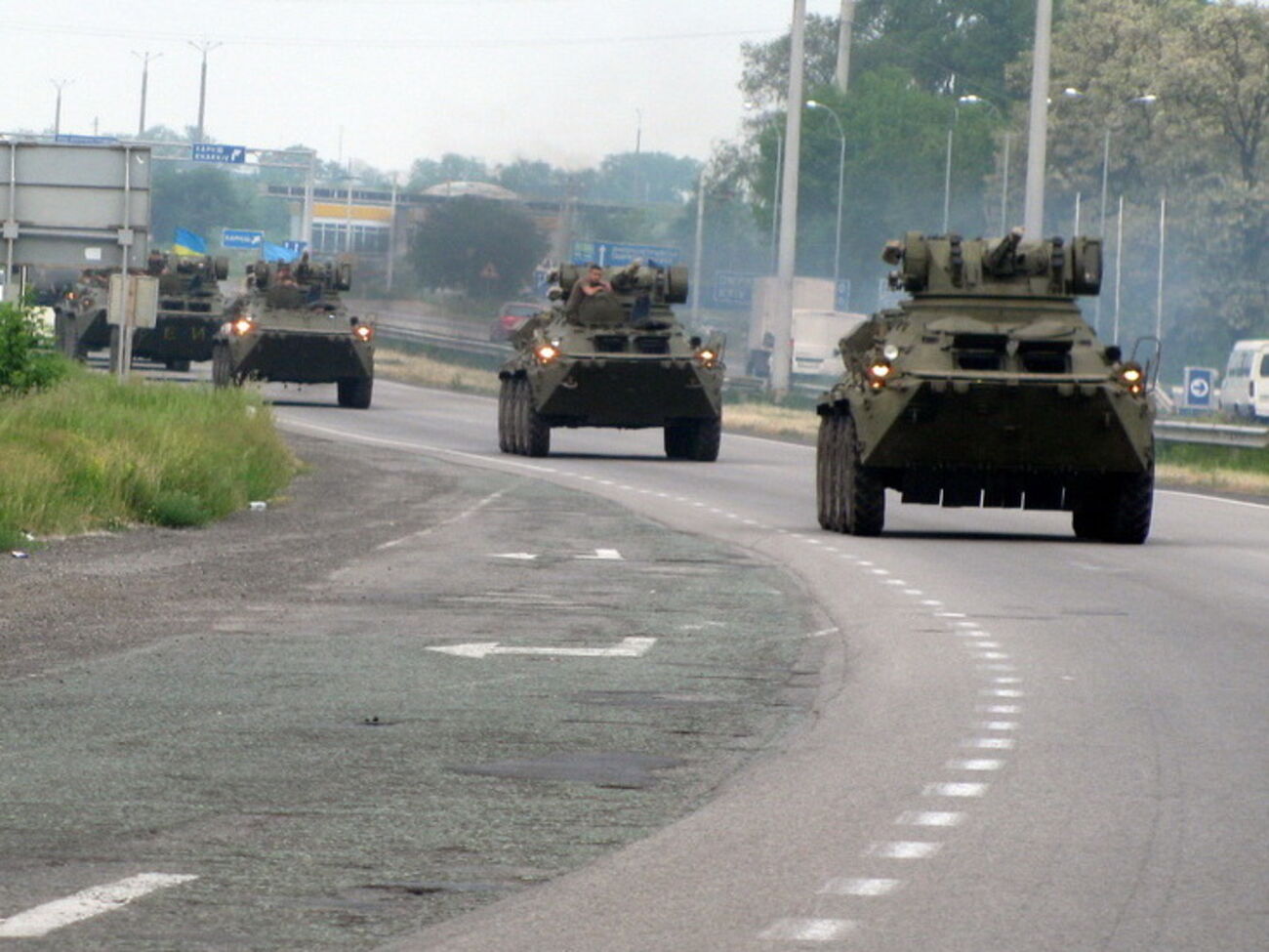 Военные провели учения