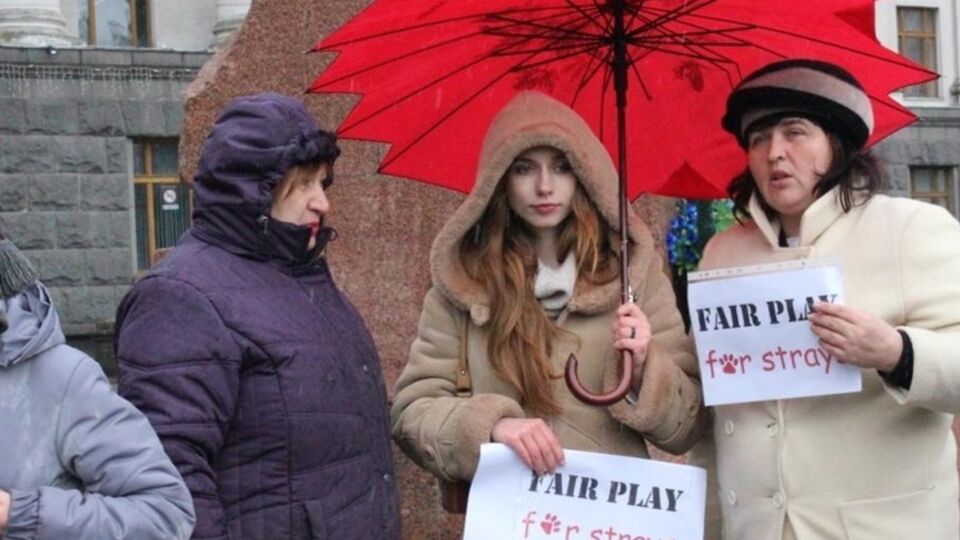 В Киеве митинговали за права животных