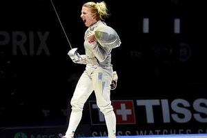 Ольга Харлан победила российскую спортсменку со счетом 15:10